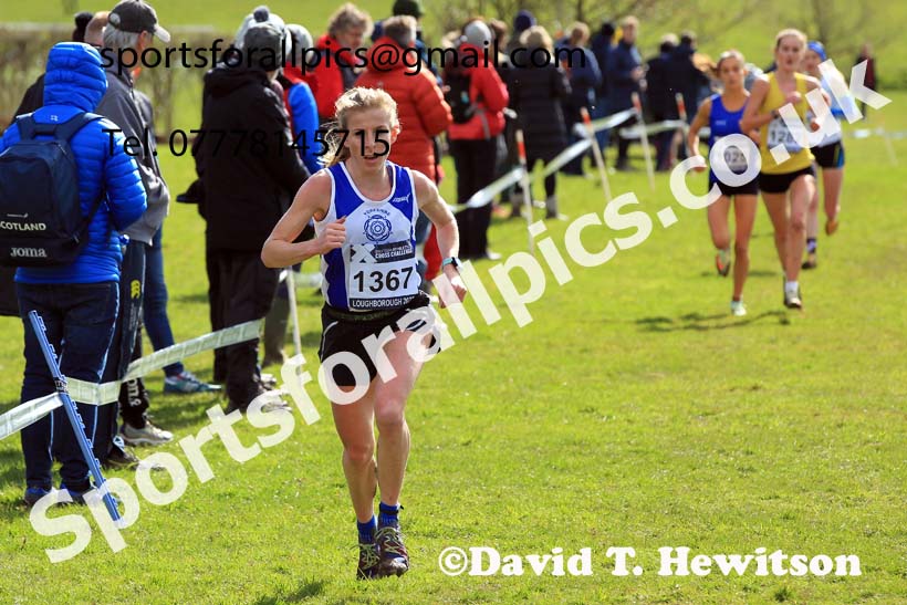 Senior Womens 2022 CAU Inter Counties Cross Country, Prestwold Hall, Loughborough.  Photo: David T. Hewitson/Sports for All Pics